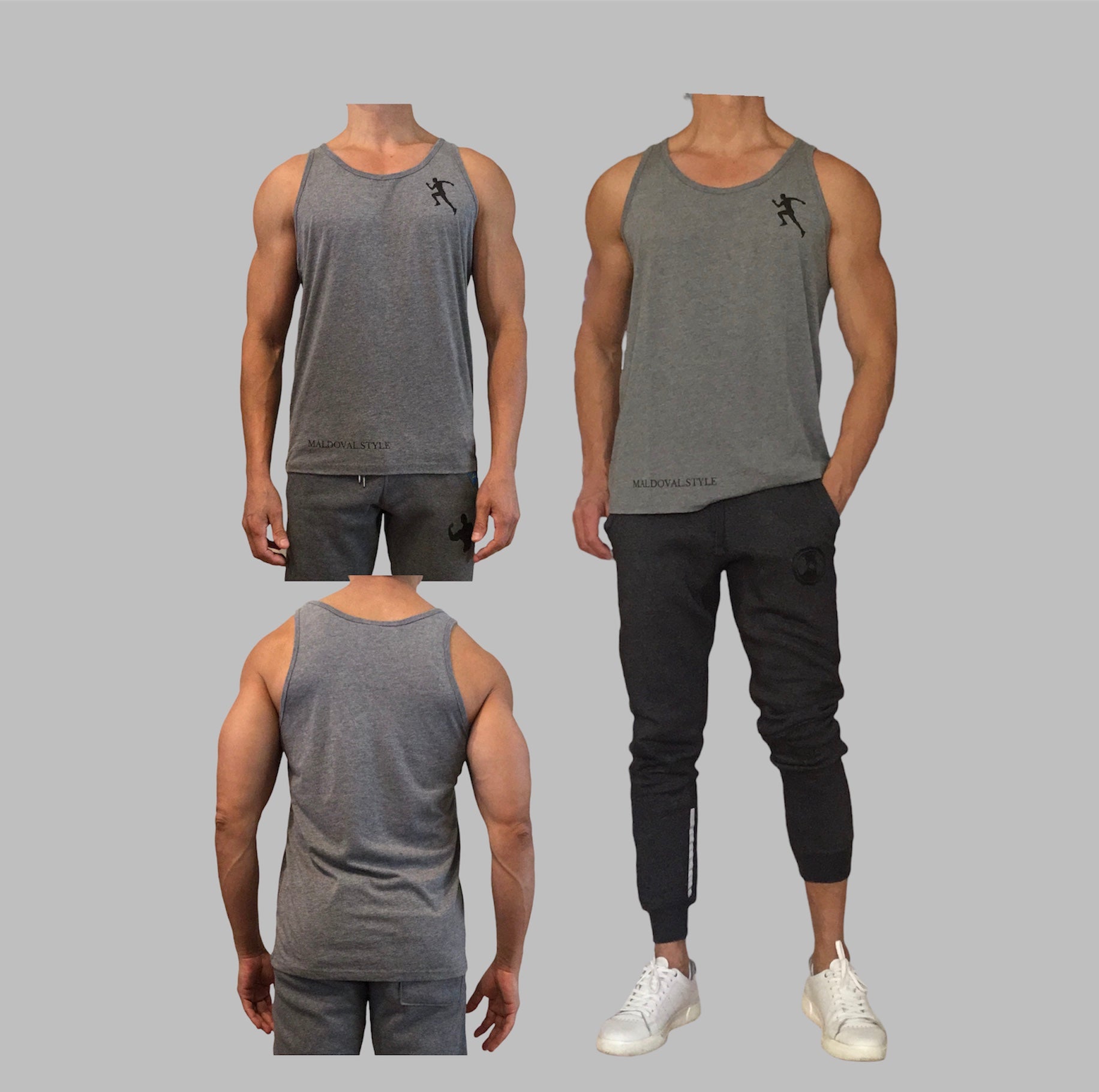 Unisex Muscle Tank Top (Man Running)