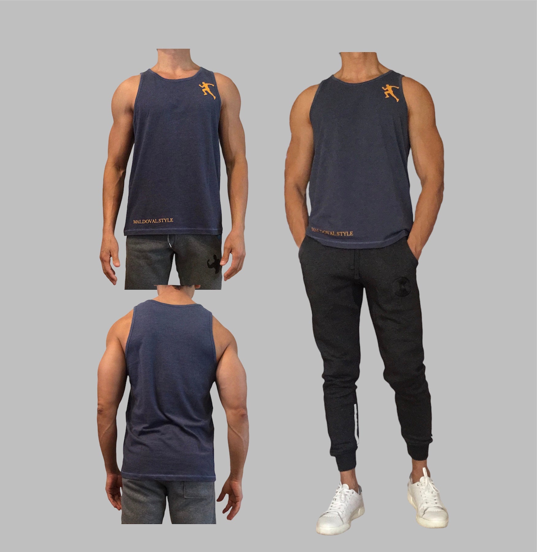 Unisex Muscle Tank Top (Man Running)
