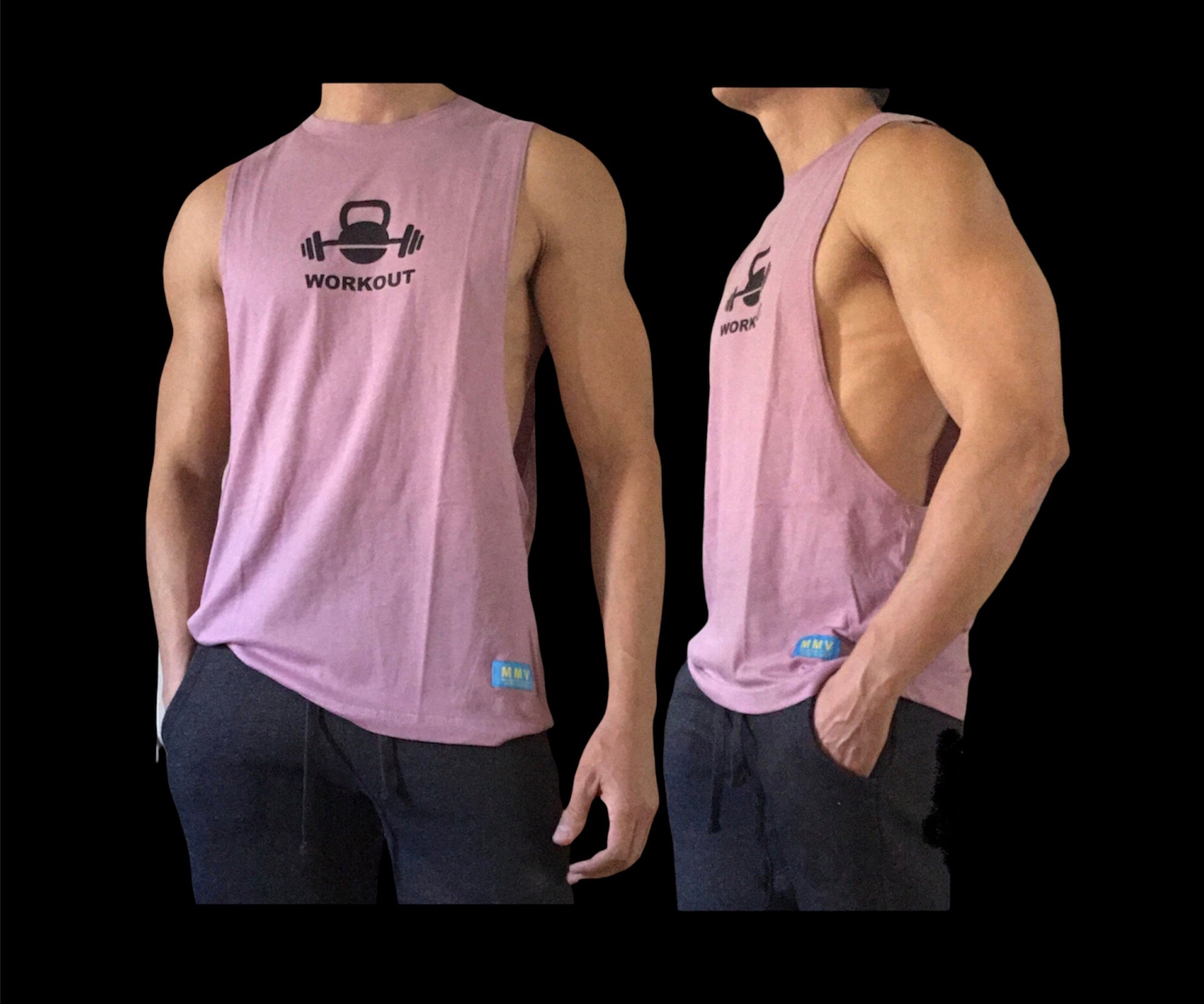 Long Cut Tank Top